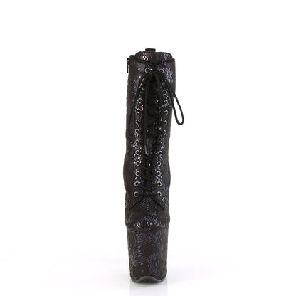 FLAMINGO-1040SPF Pleaser Black 8 Inch Exotic Dance Ankle Boots