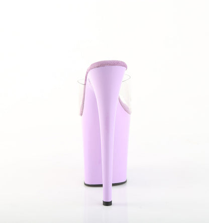 FLAMINGO-801 Pleaser Lavender 8 Inch Pole Dance Platform Shoes