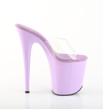FLAMINGO-801 Pleaser Lavender 8 Inch Pole Dance Platform Shoes