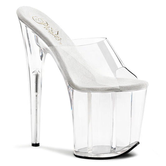 FLAMINGO-801 Pleaser Clear 8 Inch Exotic Dance Platform Shoes