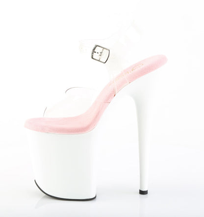 FLAMINGO-808 Pleaser Baby Pink 8 Inch Exotic Dancing Platform Shoes