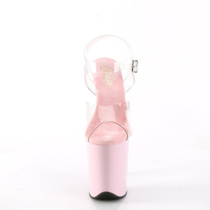 FLAMINGO-808 Pleaser Baby Pink 8 Inch Pole Dance Platform Shoes