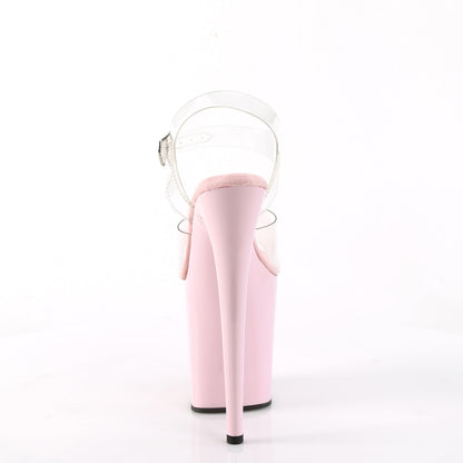 FLAMINGO-808 Pleaser Baby Pink 8 Inch Pole Dance Platform Shoes