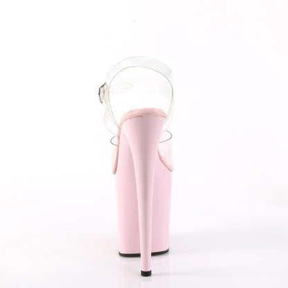 FLAMINGO-808 Pleaser Baby Pink 8 Inch Pole Dance Platform Shoes