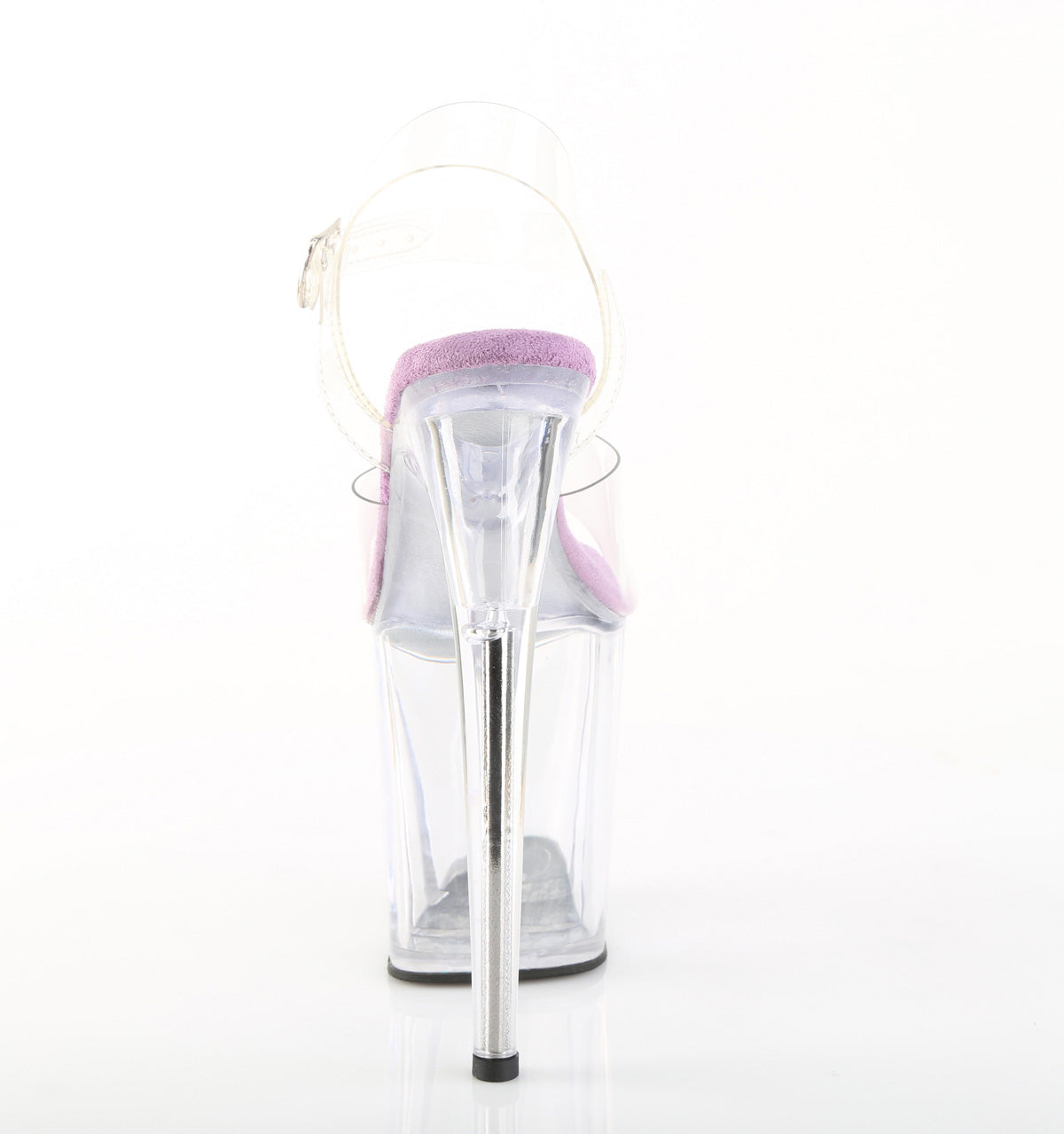 FLAMINGO-808 Pleaser Clear/Lavender Sexy Platform Shoes (Pole Dancing Heels)