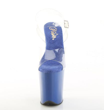 FLAMINGO-808 Pleaser Royal Blue 8 Inch Strippers Platform Shoes