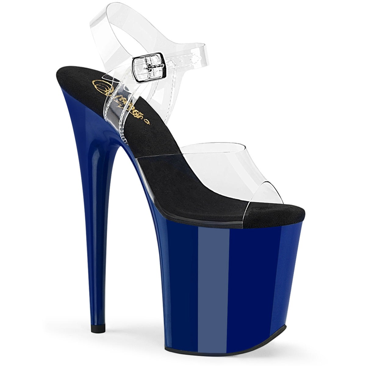 FLAMINGO-808 Pleaser Royal Blue 8 Inch Strippers Platform Shoes Clr Royal Blue