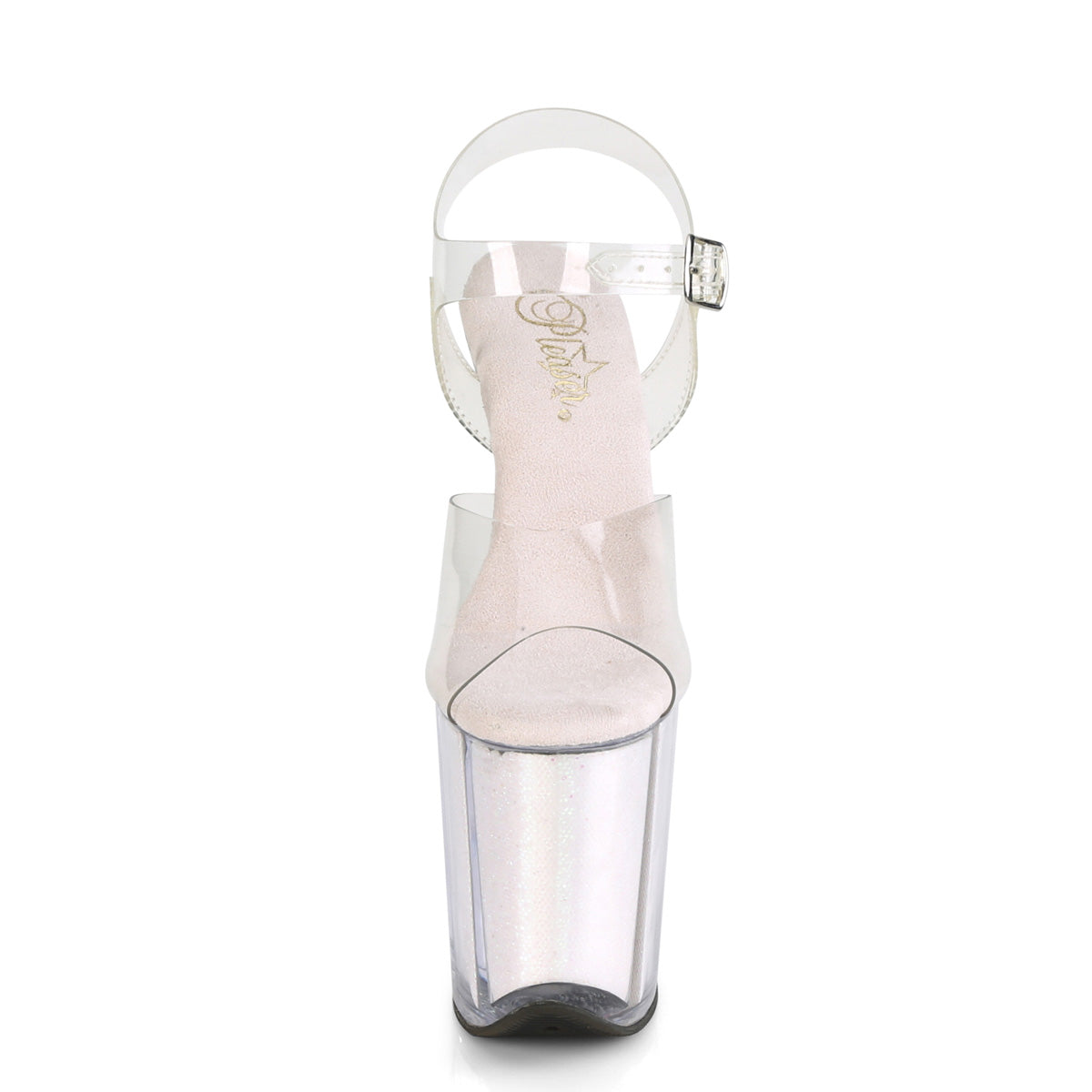 FLAMINGO-808G Pleaser Opal Glitter 8 Inch Lap Dancer Platform Shoes