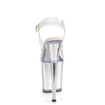 FLAMINGO-808G Pleaser Opal Glitter 8 Inch Lap Dancer Platform Shoes