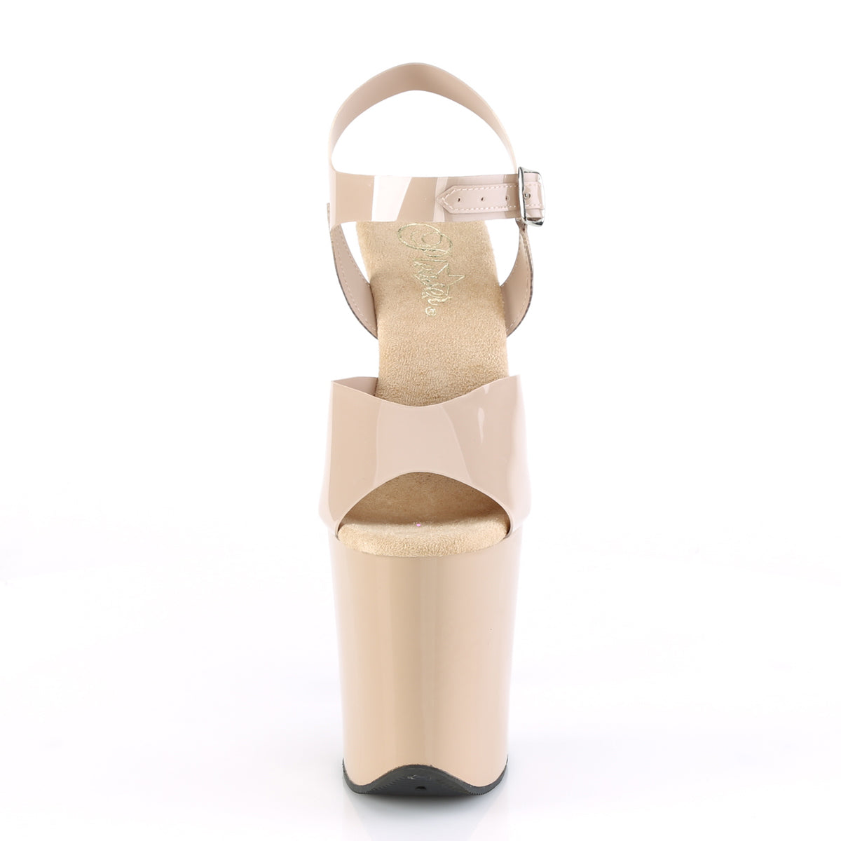flamingo 808n cream sexy pole dancing high heel shoes 8 inch platform