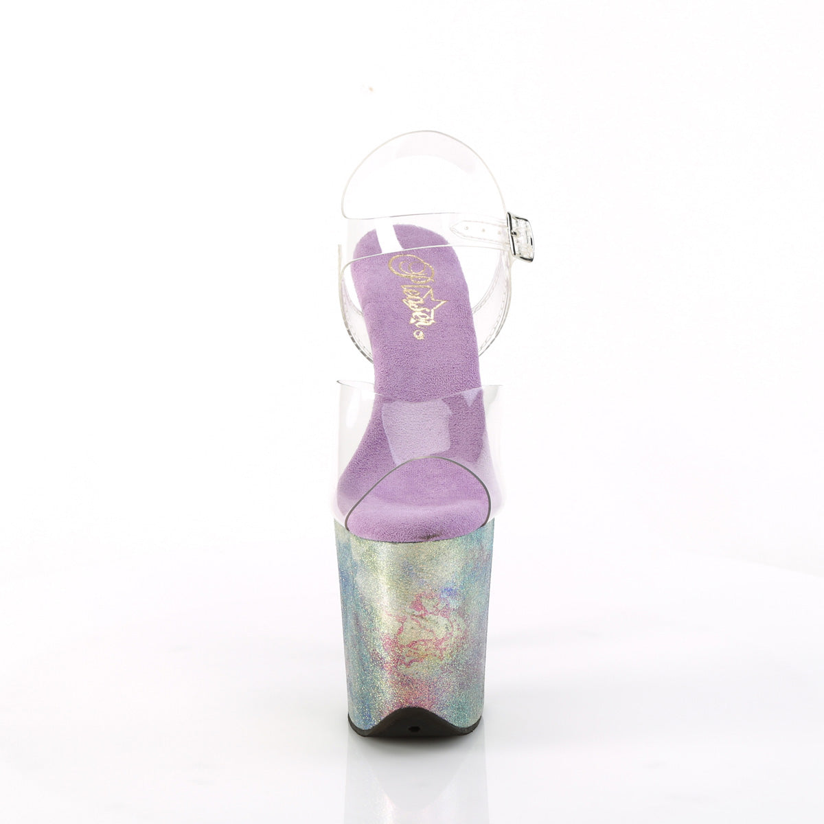 FLAMINGO-808NEB Pleaser Lavender 8 Inch Pole Dancer Pole Heels