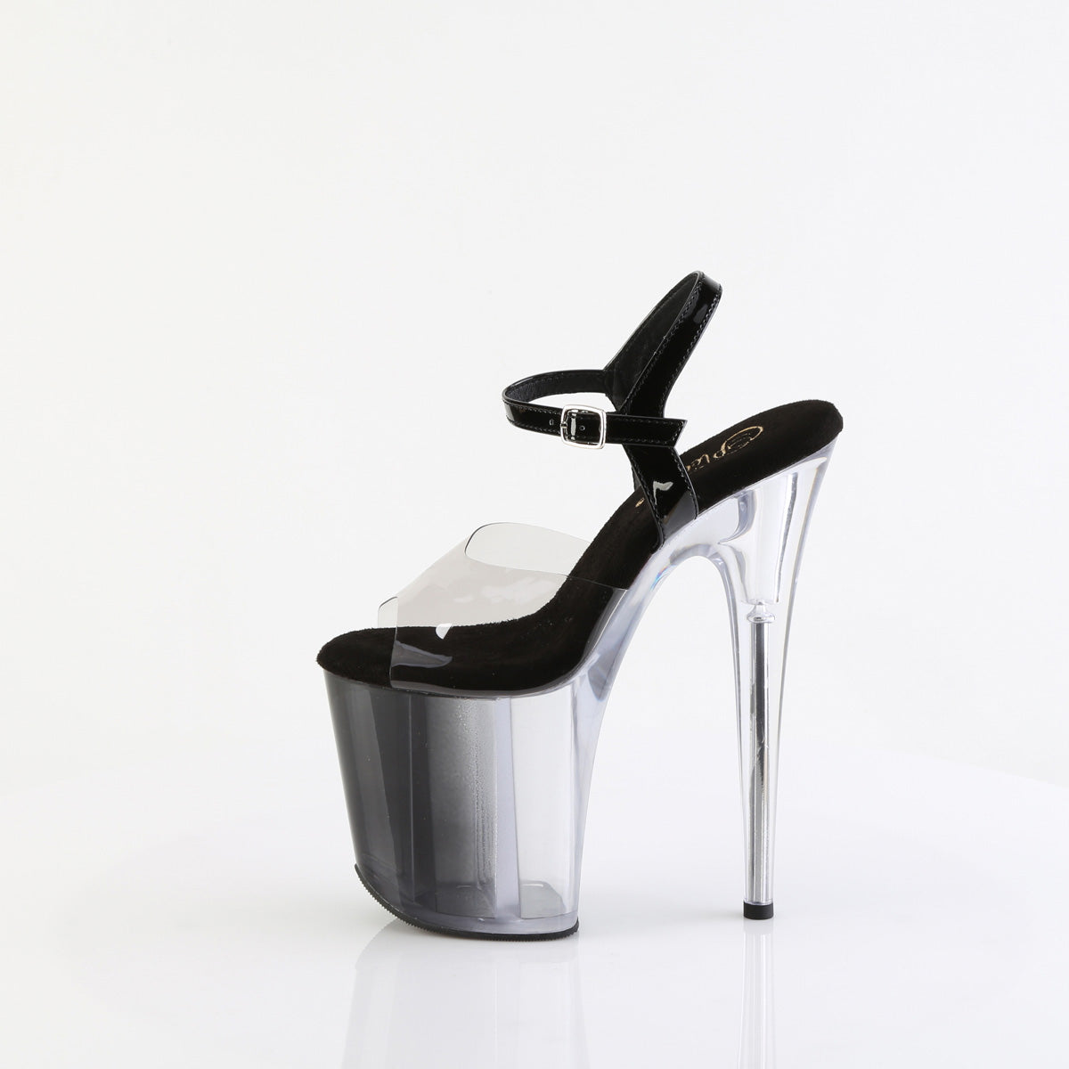 FLAMINGO-808T-1 Pleaser Smoke Ombre 8 Inch Sexy Platform Pole Heels