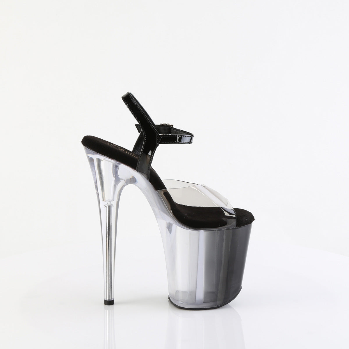 FLAMINGO-808T-1 Pleaser Smoke Ombre 8 Inch Sexy Platform Pole Heels