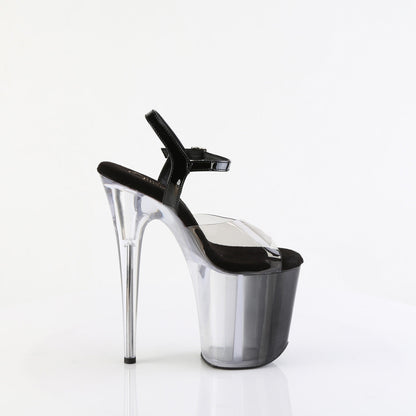 FLAMINGO-808T-1 Pleaser Smoke Ombre 8 Inch Sexy Platform Pole Heels