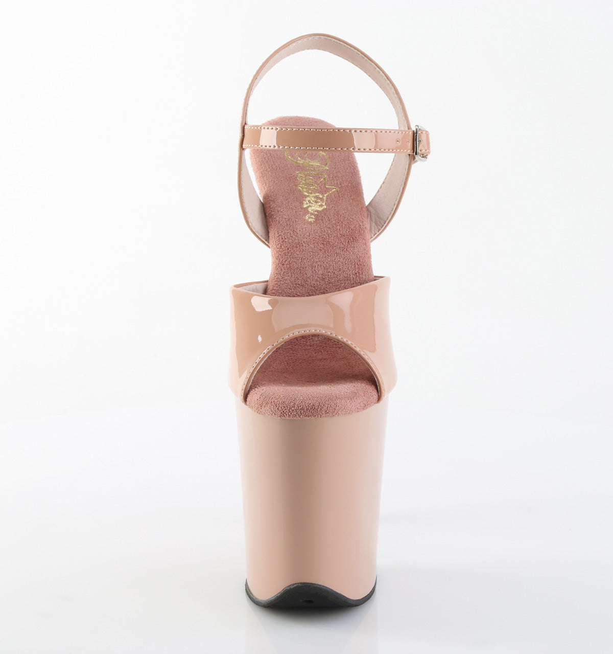 FLAMINGO-809 Pleaser Blush 8 Inch Statement Dancer Pole Heels