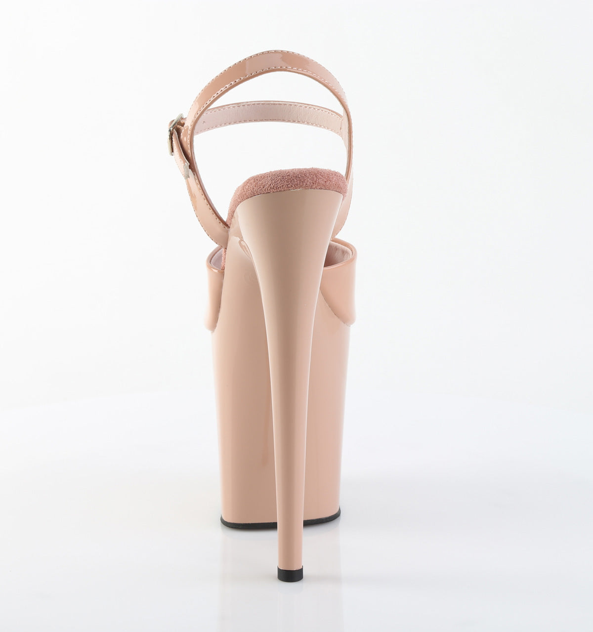 FLAMINGO-809 Pleaser Blush 8 Inch Statement Dancer Pole Heels