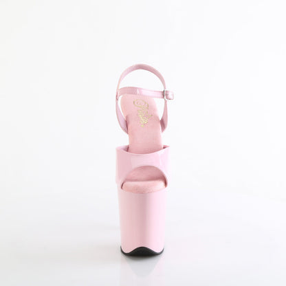 FLAMINGO-809 Pleaser Baby Pink 8 Inch Performance High Pole Heels
