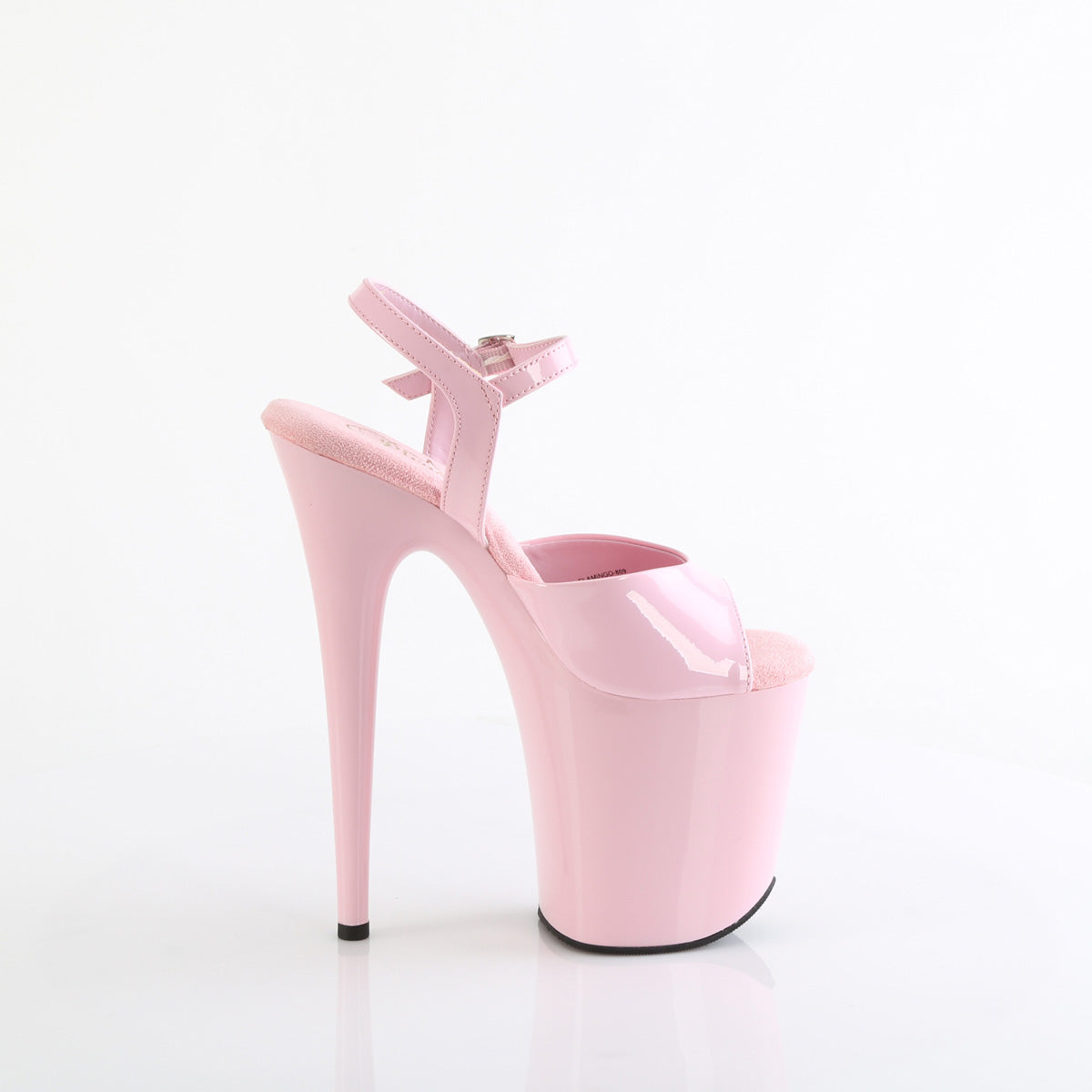FLAMINGO-809 Pleaser Baby Pink 8 Inch Performance High Pole Heels