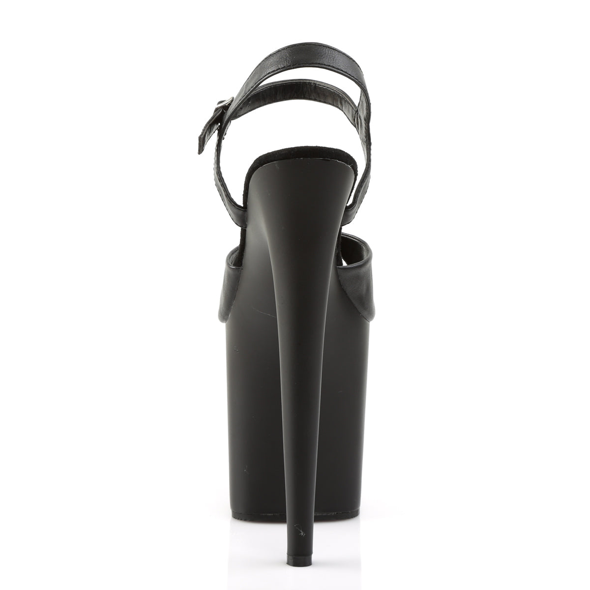 FLAMINGO-809 Pleaser Black 8 Inch Erotic Dancing Pole Heels