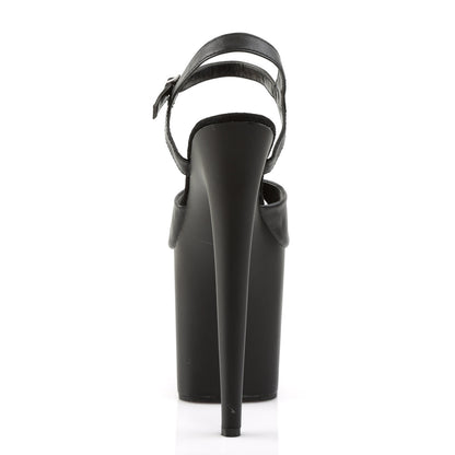 FLAMINGO-809 Pleaser Black 8 Inch Erotic Dancing Pole Heels