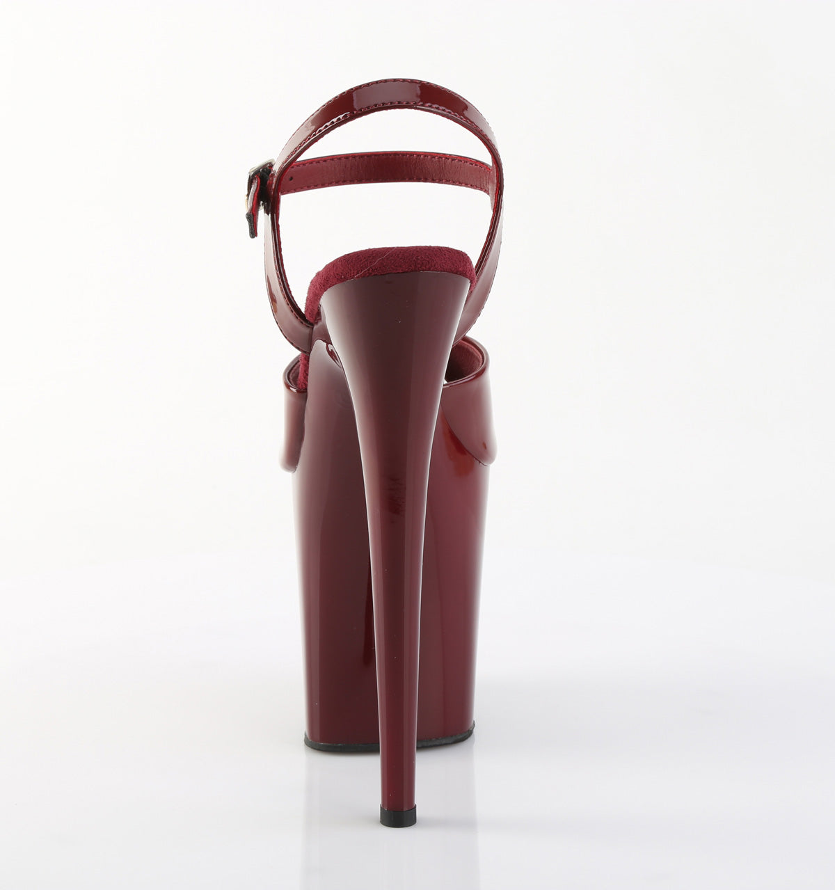 FLAMINGO-809 Pleaser Burgundy 8 Inch Fetish Dancers Pole Heels