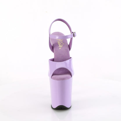 Pleaser FLAMINGO-809 Lavender Platform Sandals - 8 Inch Heels