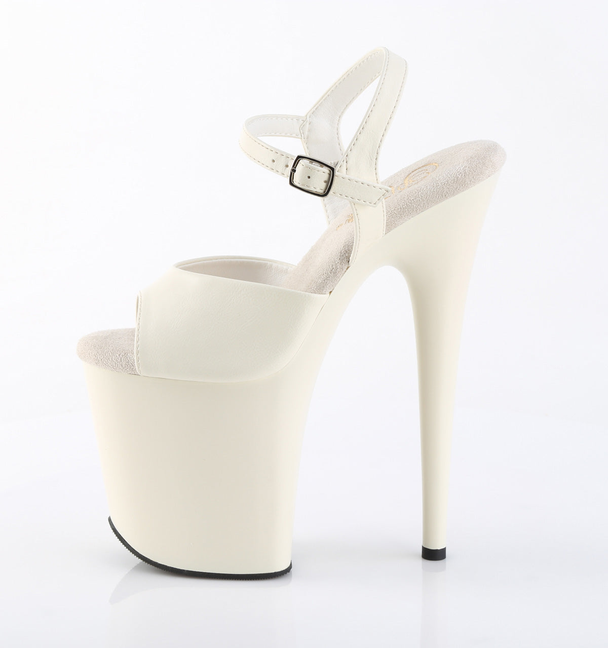 FLAMINGO-809 Pleaser Off White 8 Inch Pole Dancer Dancing Heels