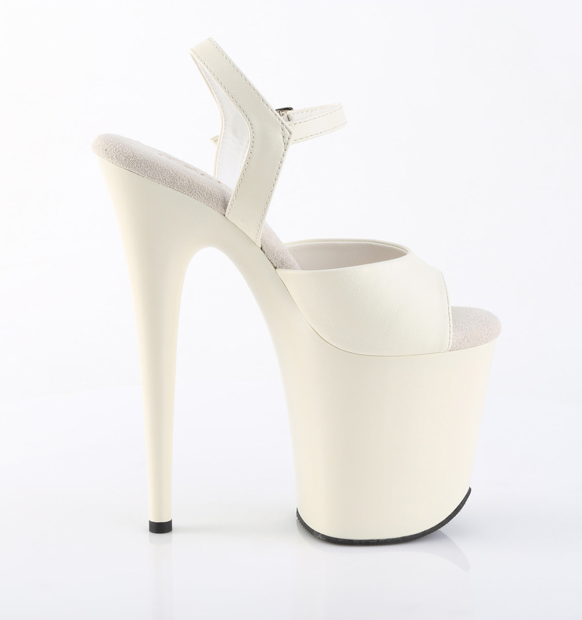 FLAMINGO-809 Pleaser Off White 8 Inch Pole Dancer Dancing Heels