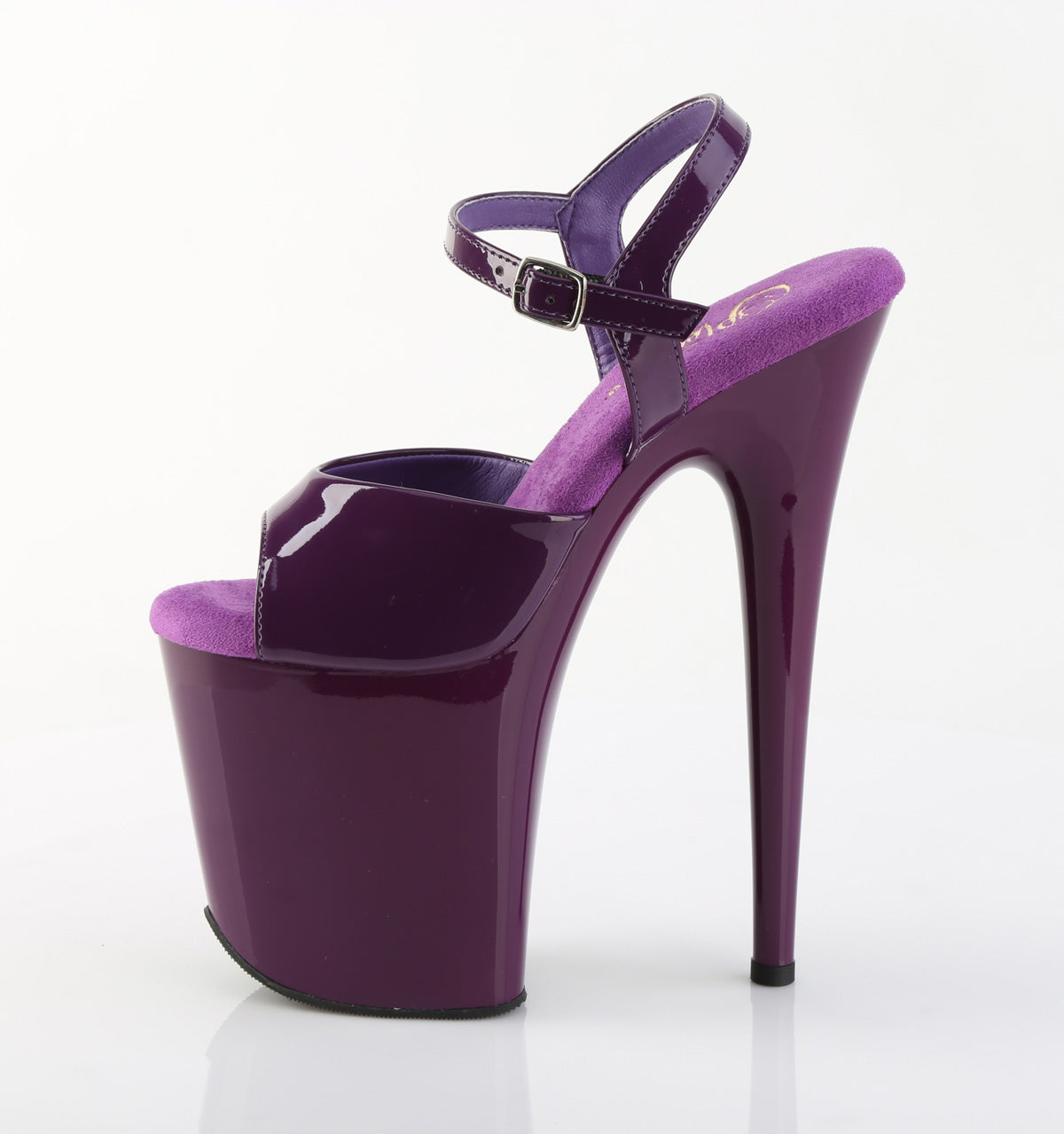 FLAMINGO-809 Pleaser Purple 8 Inch Fetish High Dancing Heels