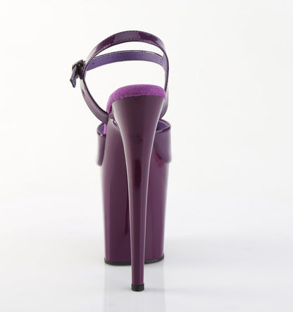 FLAMINGO-809 Pleaser Purple 8 Inch Fetish High Dancing Heels