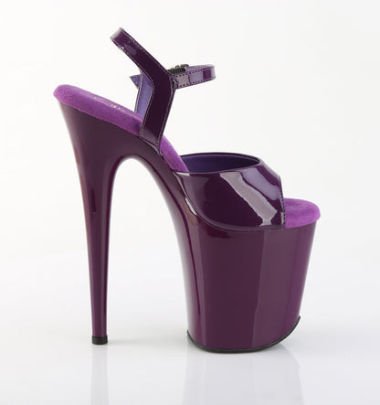 FLAMINGO-809 Pleaser Purple 8 Inch Fetish High Dancing Heels