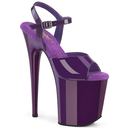 FLAMINGO-809 Pleaser Purple 8 Inch Fetish High Dancing Heels