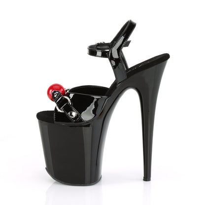 FLAMINGO-809GB Pleaser Black 8 Inch Sexy High Dancing Heels