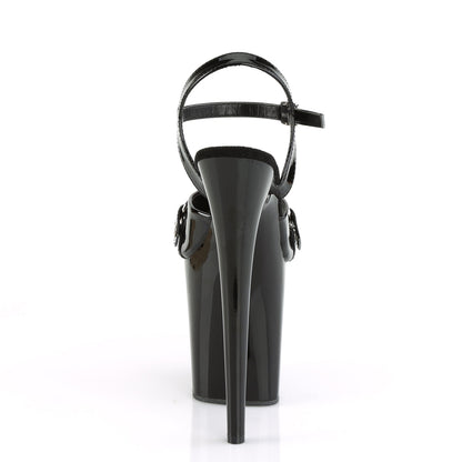FLAMINGO-809GB Pleaser Black 8 Inch Sexy High Dancing Heels