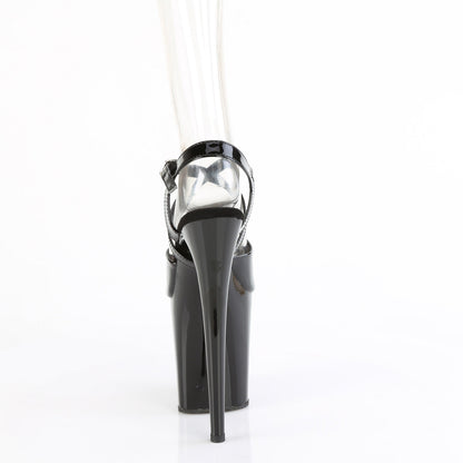 FLAMINGO-824 Pleaser Black 8 Inch Exotic Dancing Platform Shoes