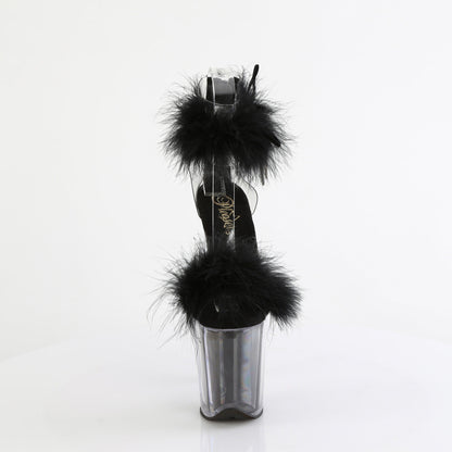 FLAMINGO-824F Pleaser Black 8 Inch Lap Dancer Platform Shoes
