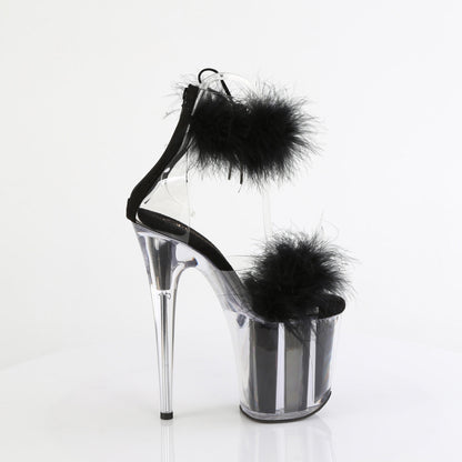 FLAMINGO-824F Pleaser Black 8 Inch Lap Dancer Platform Shoes