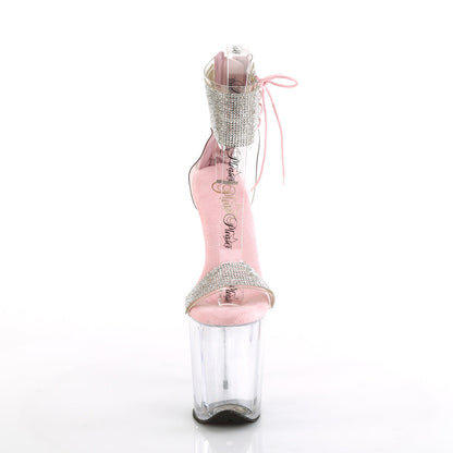 FLAMINGO-827RS Pleaser Baby Pink 8 Inch Pole Dance Platform Shoes