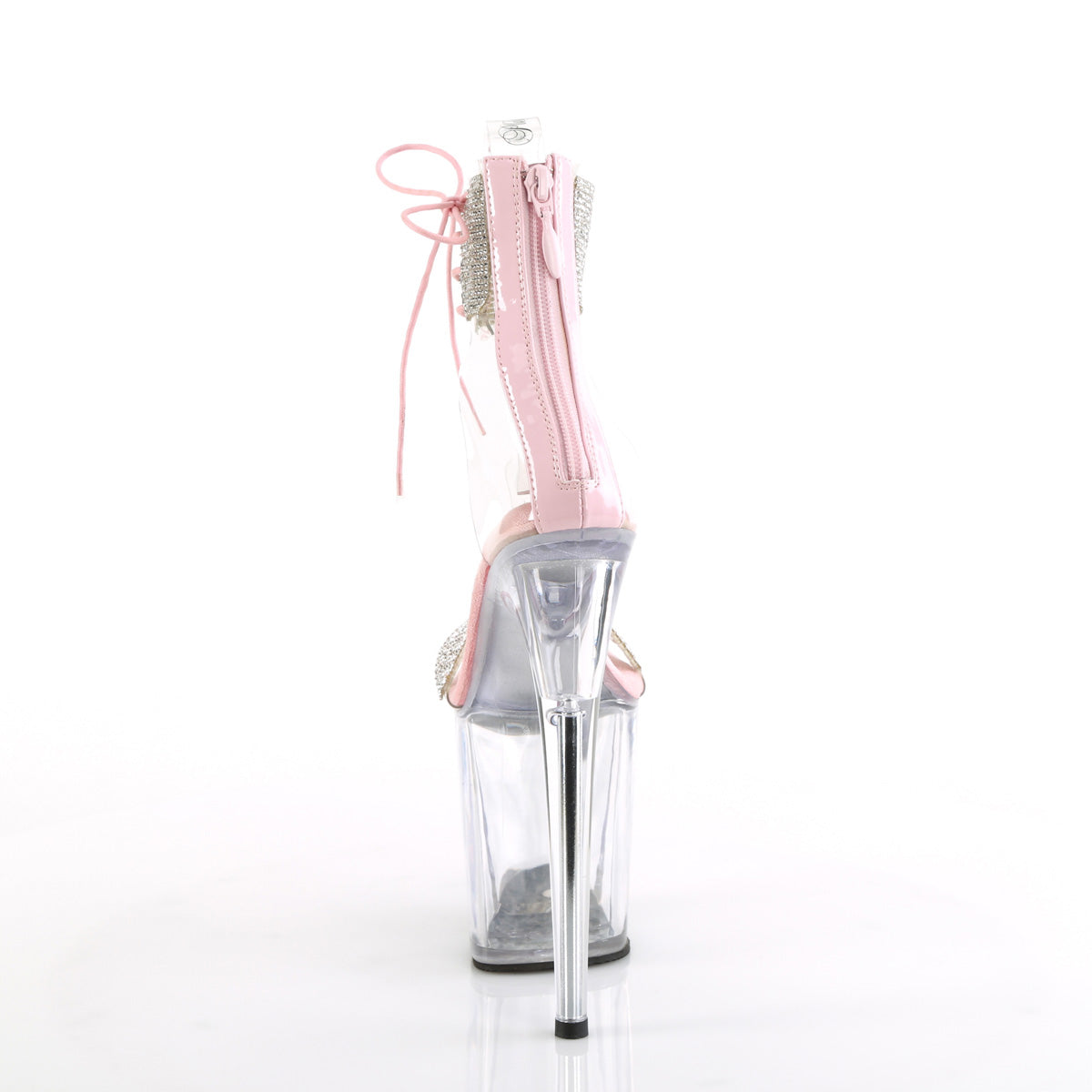 FLAMINGO-827RS Pleaser Baby Pink 8 Inch Pole Dance Platform Shoes