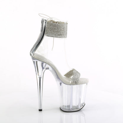 FLAMINGO-827RS Pleaser Clear 8 Inch Exotic Dance Platform Shoes