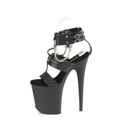 FLAMINGO-861 Pleaser Black 8 Inch Lap Dancer Platform Shoes
