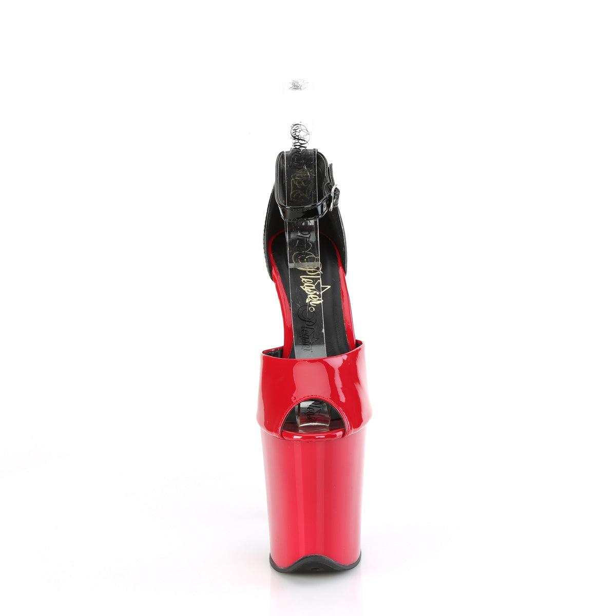 FLAMINGO-868 Pleaser Red 8 Inch Pole Dance Platform Shoes