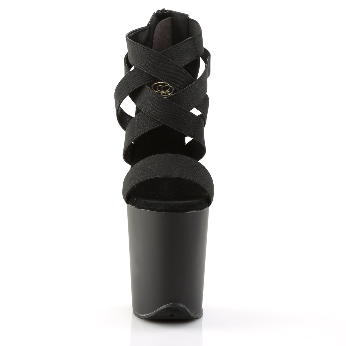 FLAMINGO-869 Pleaser Black 8 Inch Exotic Dance Platform Shoes