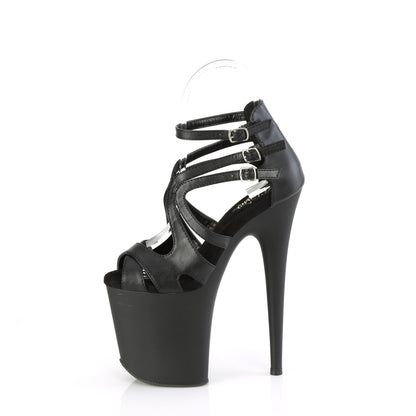 FLAMINGO-877 Pleaser Black 8 Inch Exotic Dancing Platform Shoes