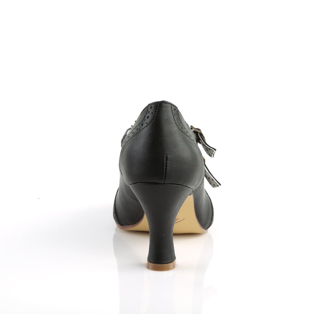 FLAPPER-35 Pin Up Couture Glamour 3" Heel Black Fetish Shoes-Pin Up Couture- Sexy Shoes Fetish Footwear