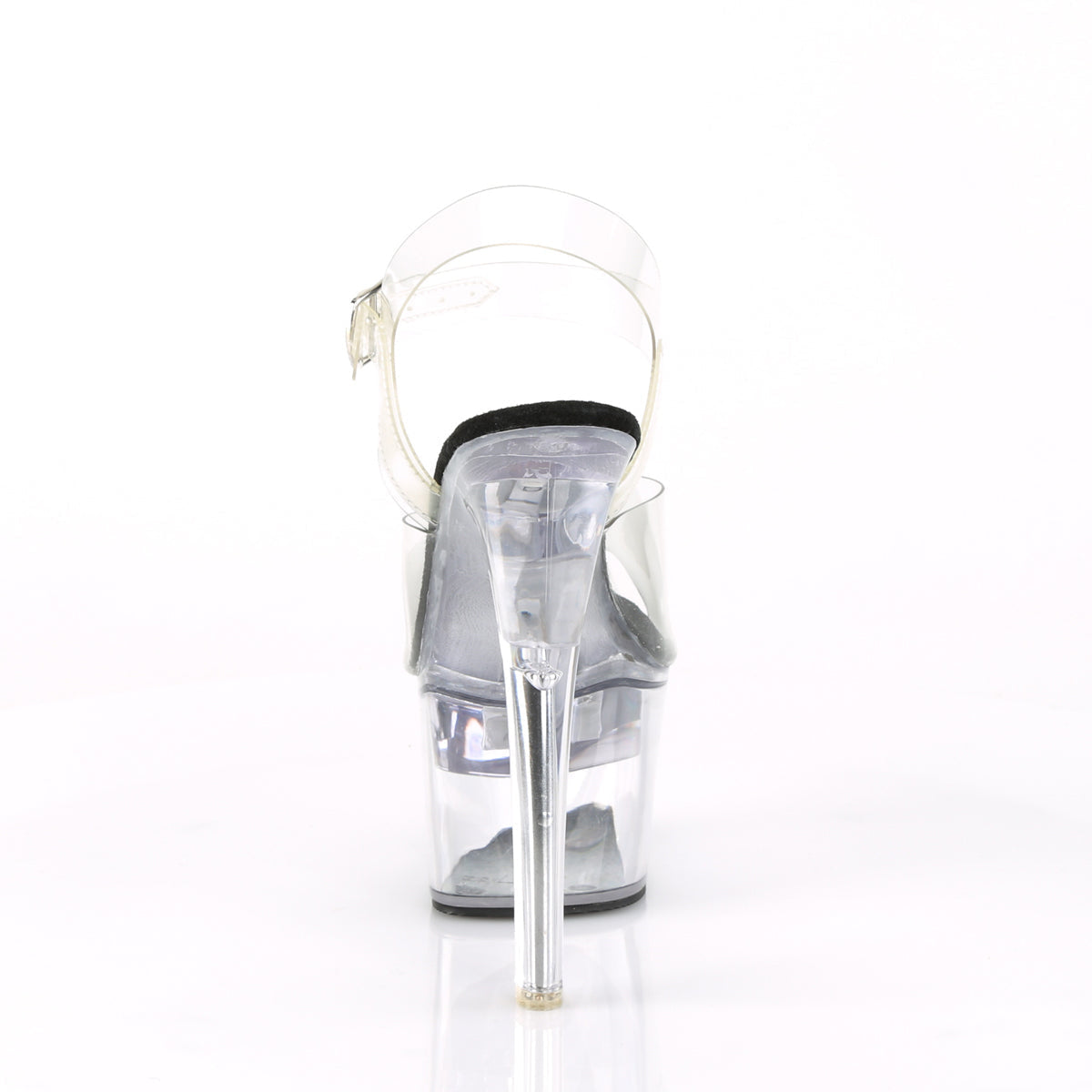 FLASHDANCE-708 Pleaser Clear 7 Inch Exotic Dancer Platform Shoes