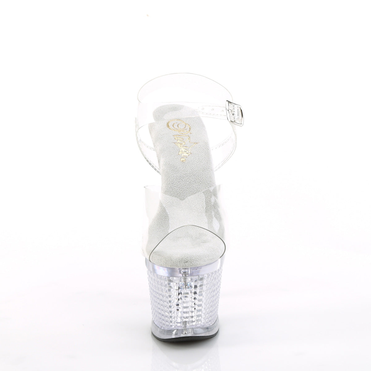 FLASHDANCE-708SPEC Pleaser Clear 7 Inch Strippers Platform Shoes