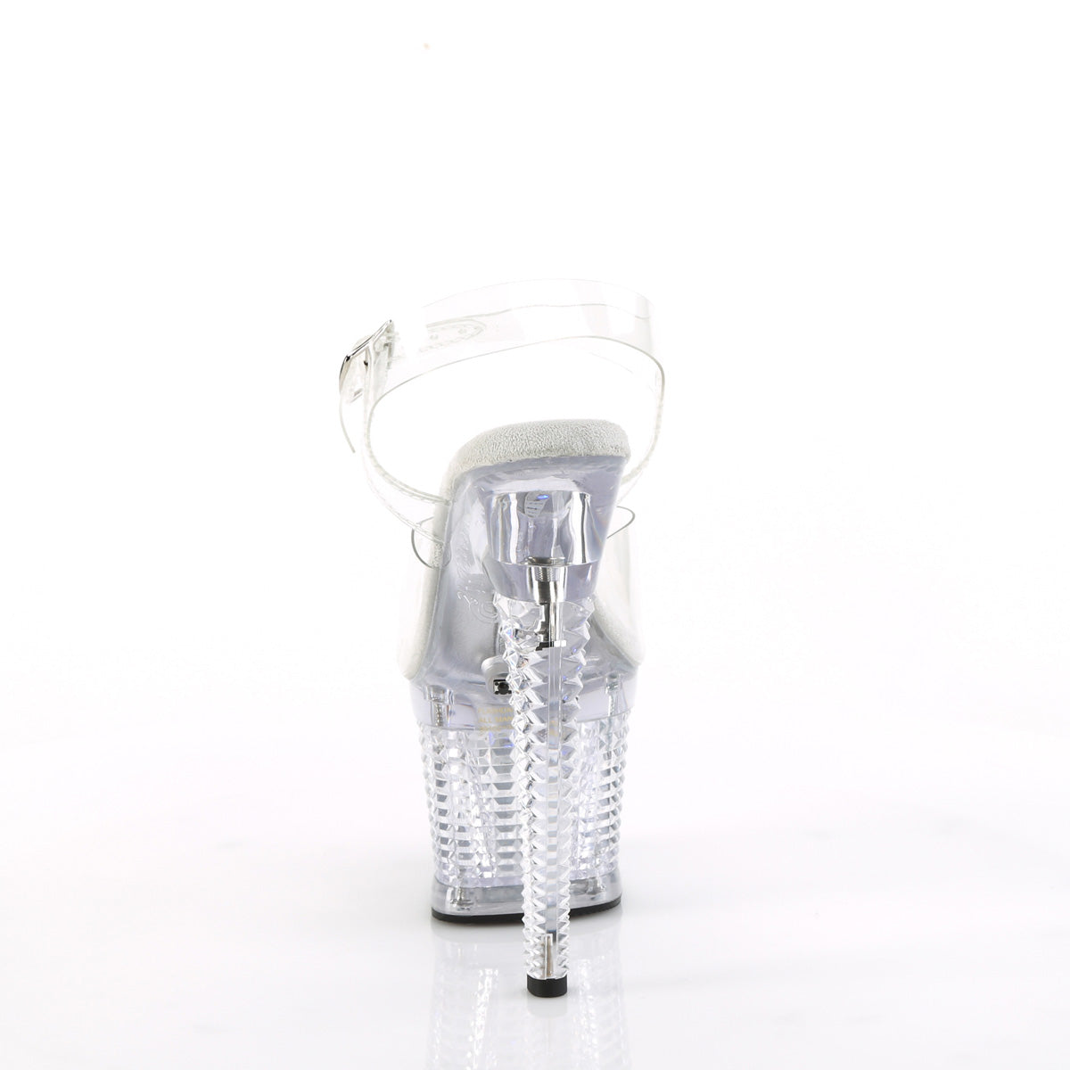 FLASHDANCE-708SPEC Pleaser Clear 7 Inch Strippers Platform Shoes
