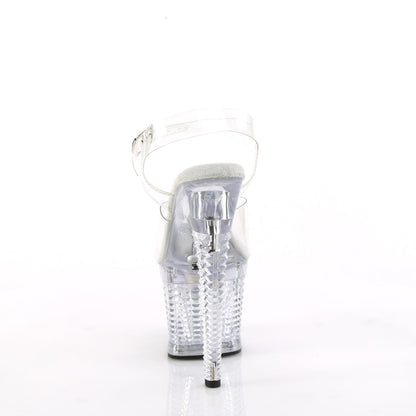 FLASHDANCE-708SPEC Pleaser Clear 7 Inch Strippers Platform Shoes