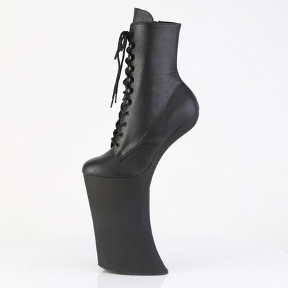 FORBIDDEN-1020 Pleaser Black 11 Inch Strippers Ankle Boots